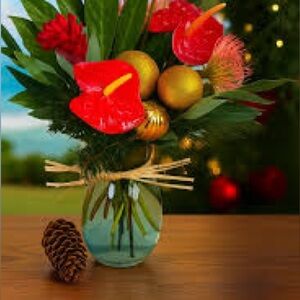 ❌-POSTED & SOLD❗️ ❄️🖤❄️❤️  a lil bit worn Vintage Xmas Decor ❄️🖤❄️❤️